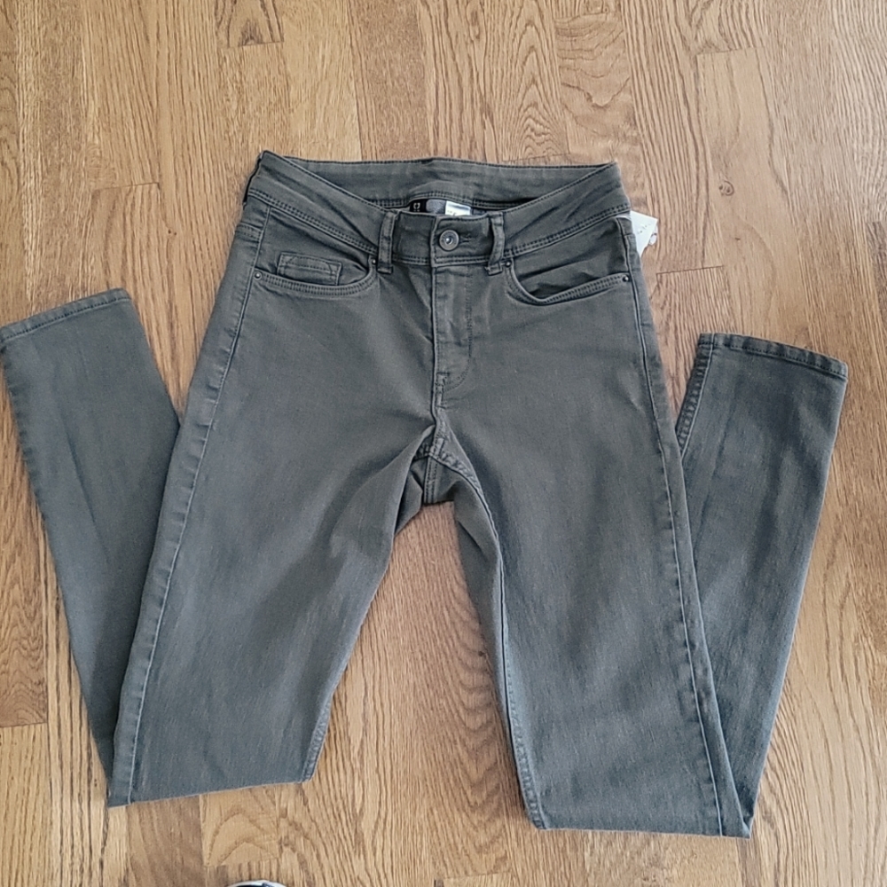 Divided Green Pants Stretch Sz 4